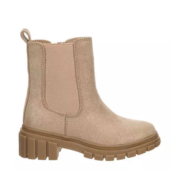 Cupcake Couture Lil Cora Chelsea Boots in Blush - Size 10 - Picture 1 of 11